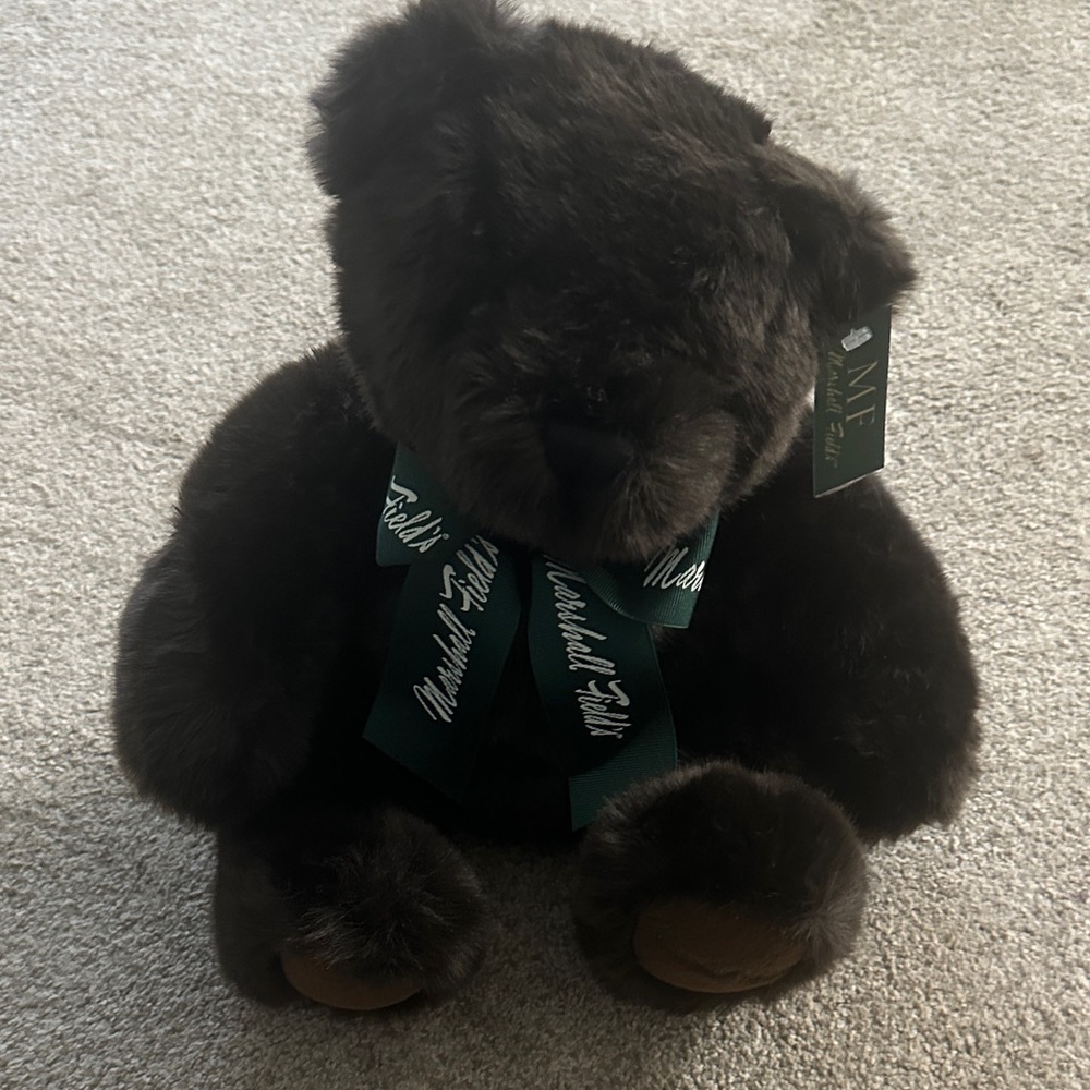Marshall fields 2003 Plush Teddy Bear with Ribbon New